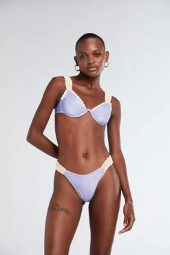 Alessia Lilac Shine Med Hekletopp