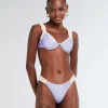 Alessia Lilac Shine Med Heklet Bunn