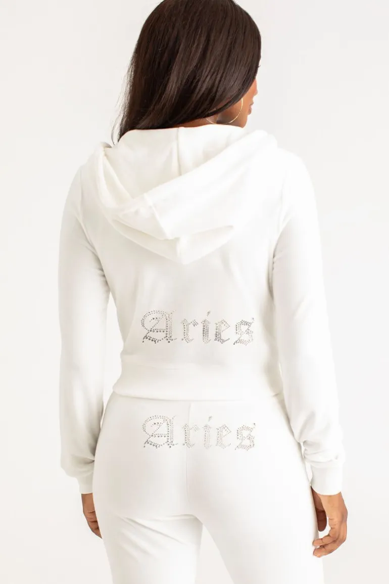 Aries Big Bling Velour Hettegenser
