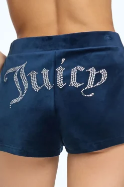 Big Bling Velour Booty Shorts