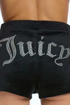 Big Bling Velour Booty Shorts