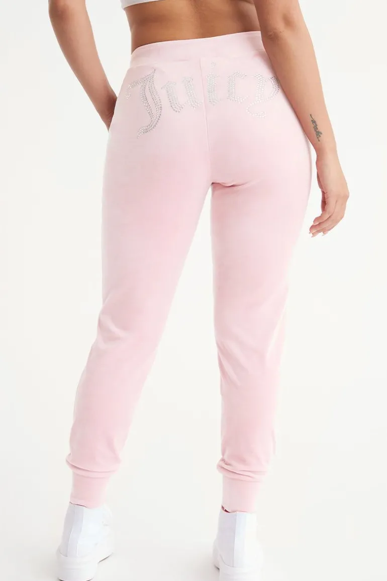 Big Bling Velour Joggers