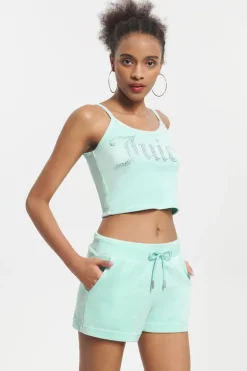 Big Bling Velour Tank Top