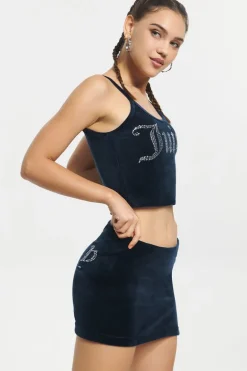 Big Bling Velour Tank Top