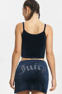 Big Bling Velour Tank Top