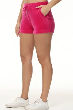 Big Bling Velour Track Shorts