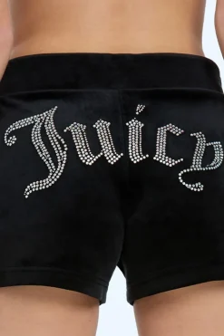 Big Bling Velour Track Shorts
