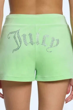 Big Bling Velour Track Shorts