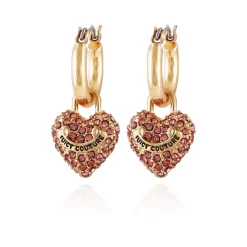 Bling Heart Hoop Øredobber