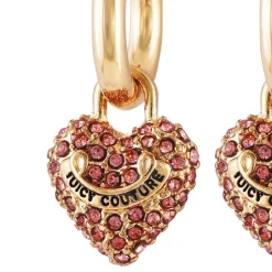 Bling Heart Hoop Øredobber