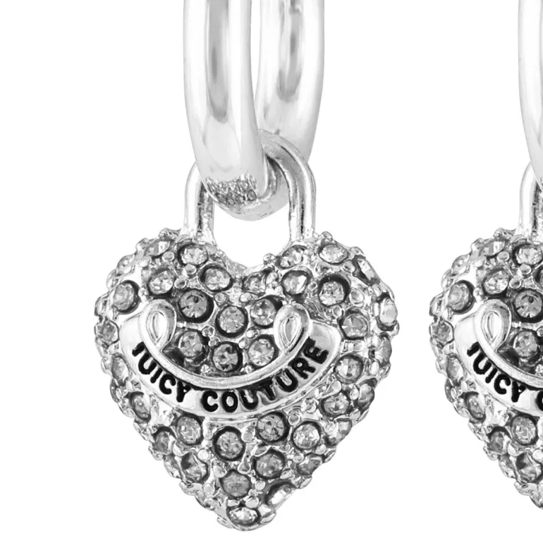 Bling Heart Hoop Øredobber