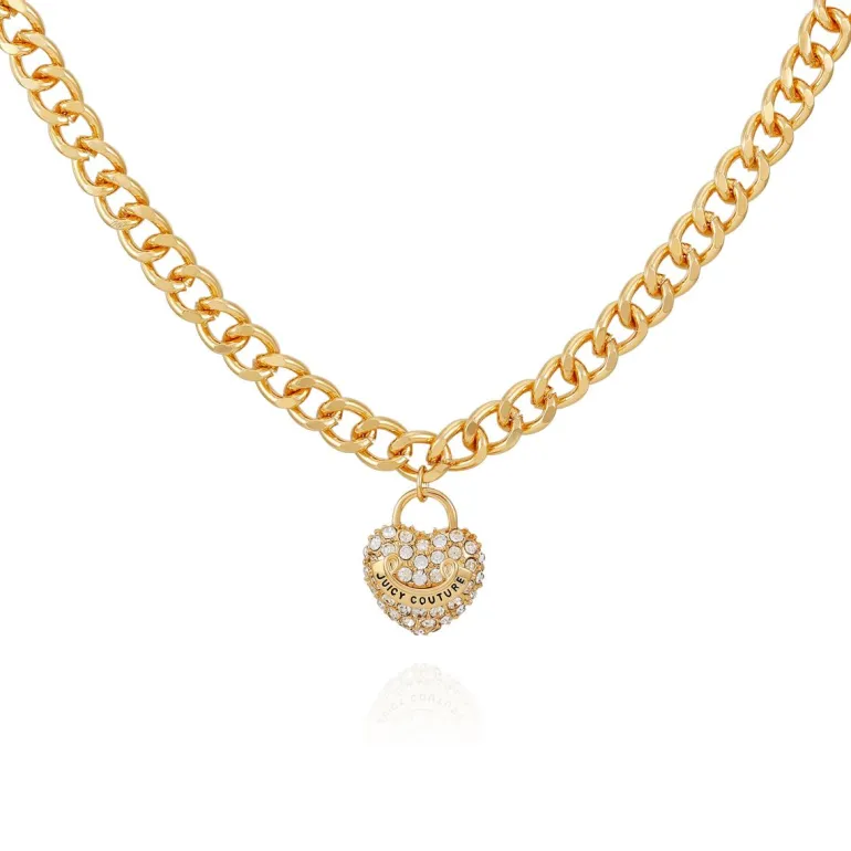 Bling Hjerte Sjarm Halskjede