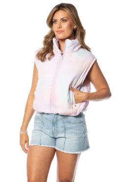 Boxy Mock Neck Vest
