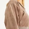 Cropped Jakke Med Side Bling