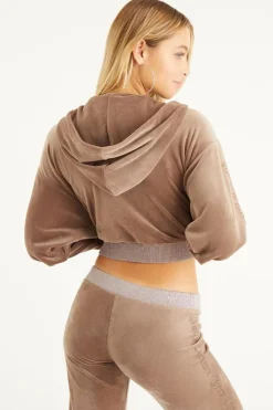 Cropped Jakke Med Side Bling