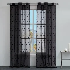 Evelyn Polka Dot Gjennomsiktige Gardiner