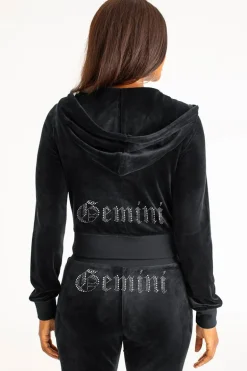 Gemini Big Bling Hettegenser I Velour