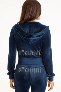 Gemini Big Bling Hettegenser I Velour