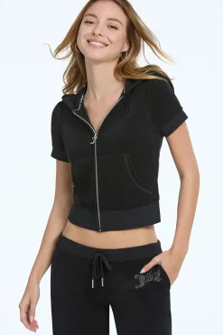 Handkle Terry Kortermet Zip-Up