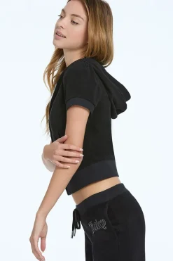 Handkle Terry Kortermet Zip-Up