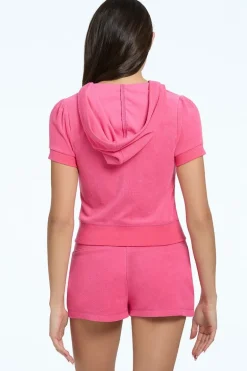 Handkle Terry Kortermet Zip-Up