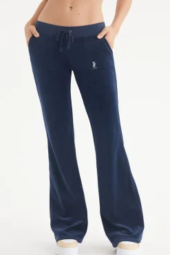 Hollywood Scottie Snap Pocket Treningsbukse I Bomullsvelour