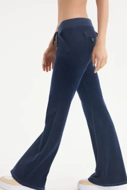Hollywood Scottie Snap Pocket Treningsbukse I Bomullsvelour