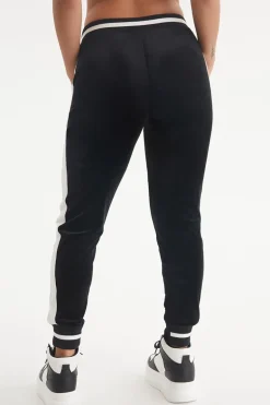 Joggers I Kontrastribbete Velour