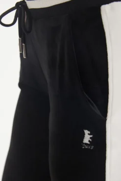 Joggers I Kontrastribbete Velour