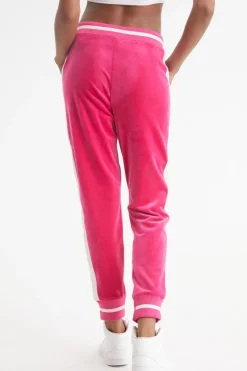Joggers I Kontrastribbete Velour