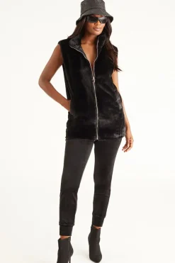 Lang Vest I Fuskepels
