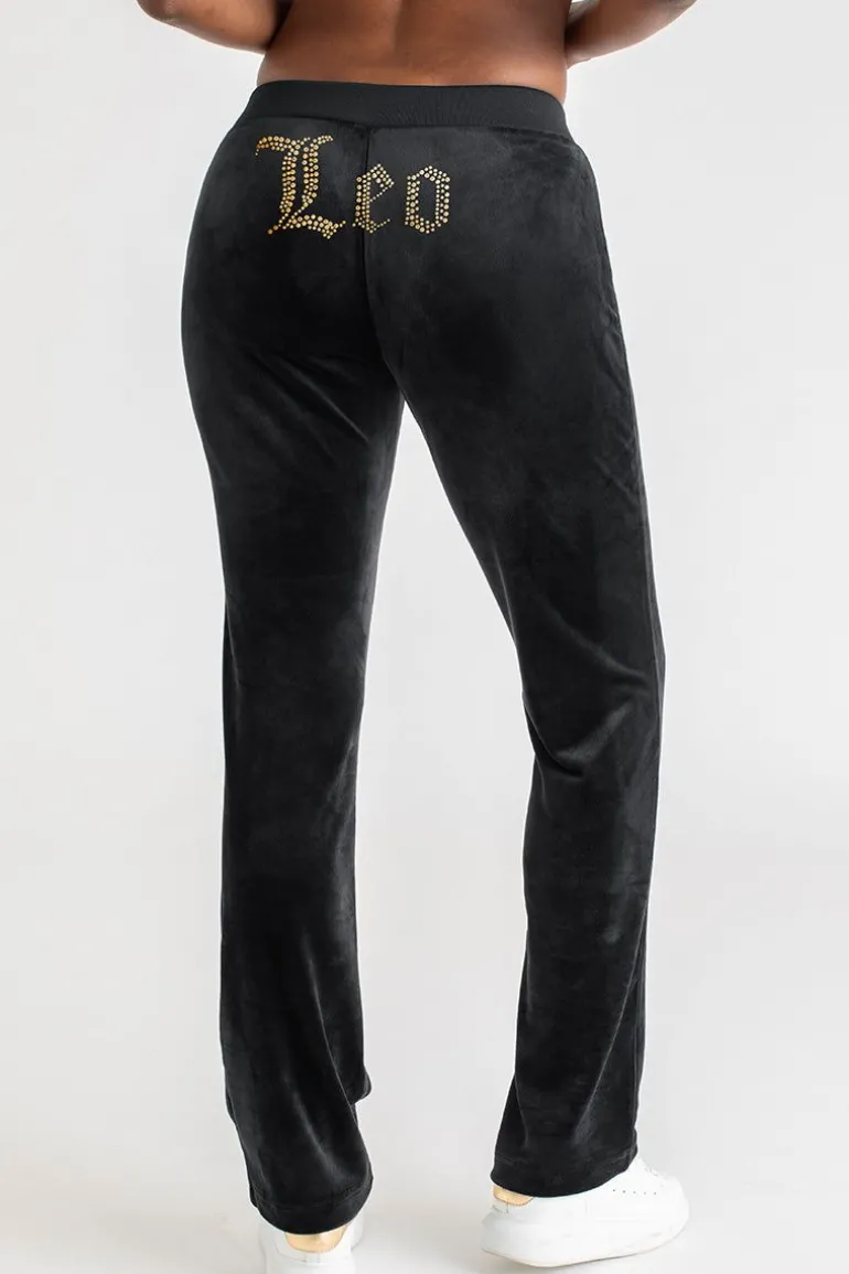 Leo Big Bling Velour Treningsbukser