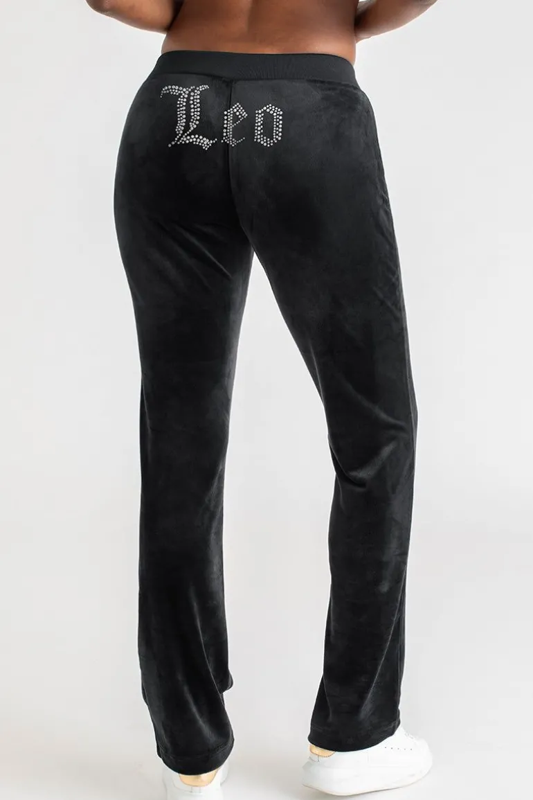 Leo Big Bling Velour Treningsbukser