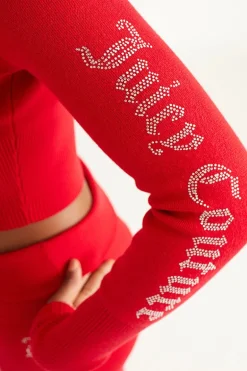 Liten Bling Knit Cropped Jakke