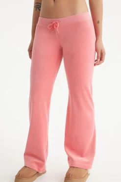 Malibu Small Bling Cotton Velour Joggebukser