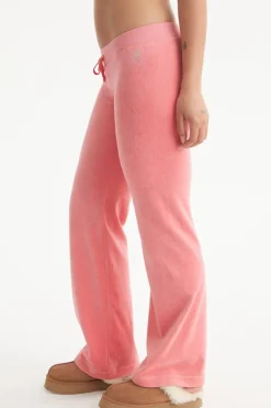 Malibu Small Bling Cotton Velour Joggebukser