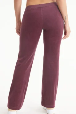 Malibu Small Bling Cotton Velour Joggebukser