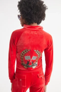 Mockneck Velour Cargo Treningsjakke