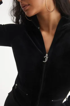 Mockneck Velour Cargo Treningsjakke