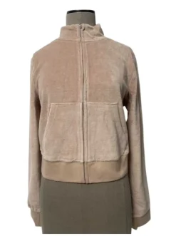 Mockneck Velour Treningsjakke—Rejuiced
