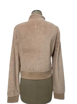 Mockneck Velour Treningsjakke—Rejuiced
