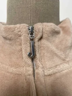 Mockneck Velour Treningsjakke—Rejuiced
