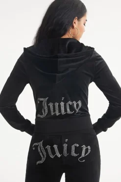Og Big Bling Velour Hettegenser —Rejuiced