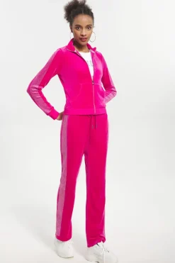 Ombre Bling Trippejakke I Velour