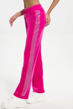 Ombre Bling Velour Treningsbukser