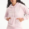 Oversized Big Bling Velour Hettegenser