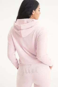 Oversized Big Bling Velour Hettegenser