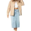 Oversized Faux Skinn-Shacket
