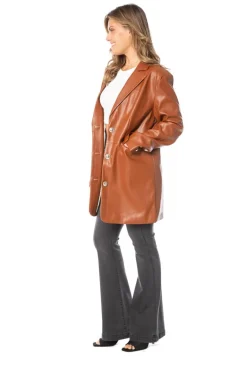 Oversized Trenchcoat I Kunstskinn