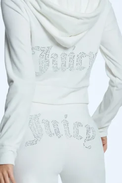 Pearly Big Bling Hettegenser I Velour